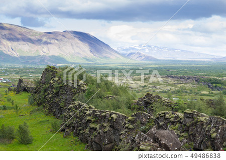Thingvellir site, famous Icelandic landmark. 49486838