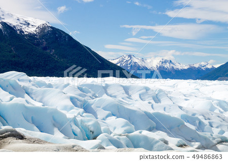 Walking on Perito Moreno glacier Patagonia, 49486863