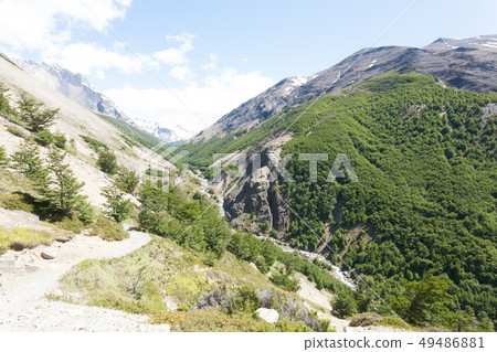 Ascencio Valley hiking trail, Torres del Paine, 49486881