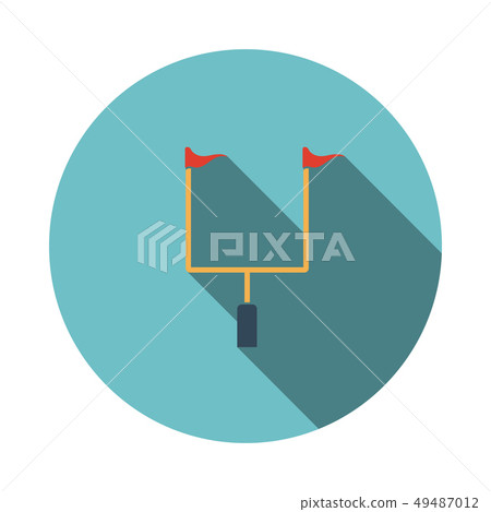 American football goal post icon American football goal post icon 49487012