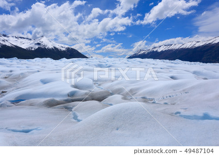 Walking on Perito Moreno glacier Patagonia, 49487104
