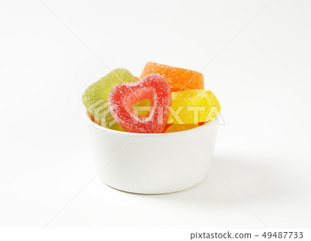 Fruit jelly candy 49487733