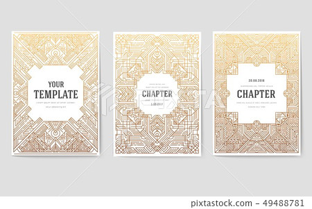 Thin line art set. Thin line art set. 49488781