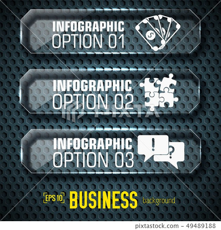 Business tech infographic template with text field Business tech infographic template with text field 49489188