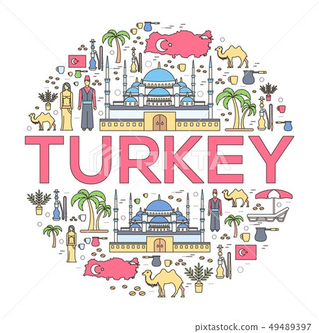 Country Turkey travel vacation guide of goods 49489397