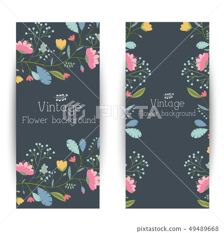 Set of flower wedding ornament concept.  49489668