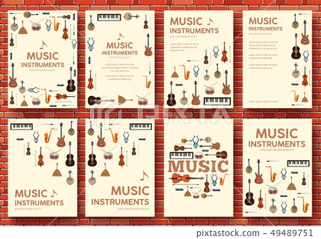 Festival music instruments circle infographics. Festival music instruments circle infographics. 49489751
