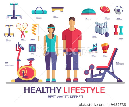 Sport life style infographic device equipment. - Stock Illustration ...