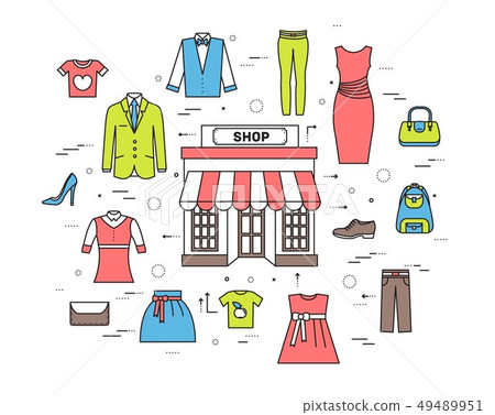 Many object purchased in the shop 49489951