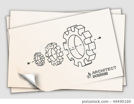 Architect table project. 49490180