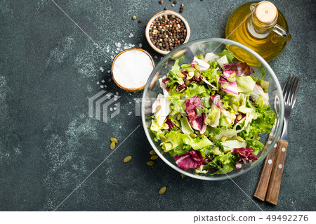 Healthy vegetable salad. Healthy vegetable salad. 49492276