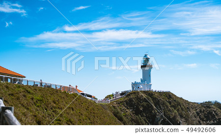 Byron Bay Lighthouse and Blue Sky Byron Bay Lighthouse and Blue Sky 49492606