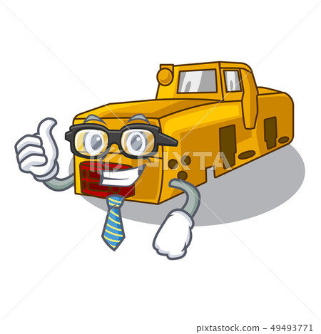 Businessman toy locomotive mine in shape characters 49493771