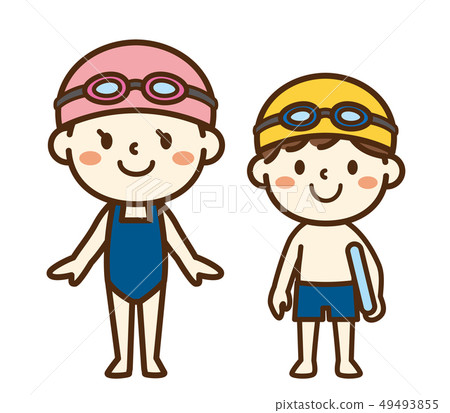 Kids school swimwear - Stock Illustration [49493855] - PIXTA