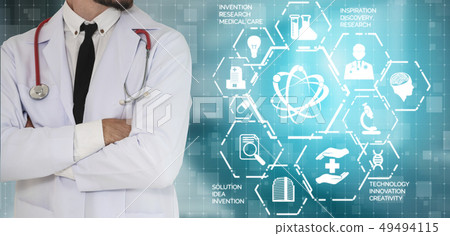 Doctor with Medical Healthcare Research Concept 49494115