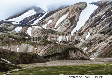 Landscape of Landmannalaugar Iceland Highland Landscape of Landmannalaugar Iceland Highland 49494198