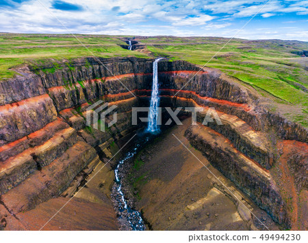 The Aldeyjarfoss Waterfall in North Iceland. The Aldeyjarfoss Waterfall in North Iceland. 49494230