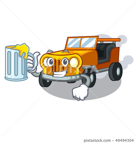 With juice jeep car toys in shape character 49494304