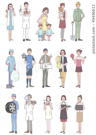 Various occupations 49496612