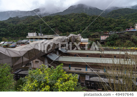Houtong Station at Houtong cat village. New Taipe Houtong Station at Houtong cat village. New Taipe 49497646