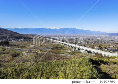 [山梨縣府吹市]鎌倉山展望台眺望 49497769