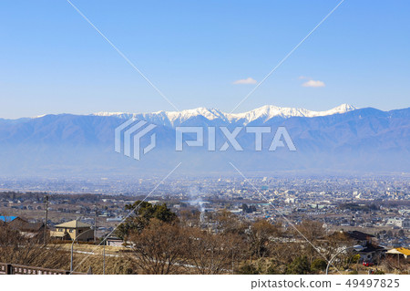 [Fuefuki City, Yamanashi Prefecture] View from Shakado Ruins 49497825