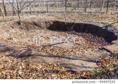 [Kafuki City, Yamanashi Prefecture] Shakudo temple ruins and residence trace 49497834
