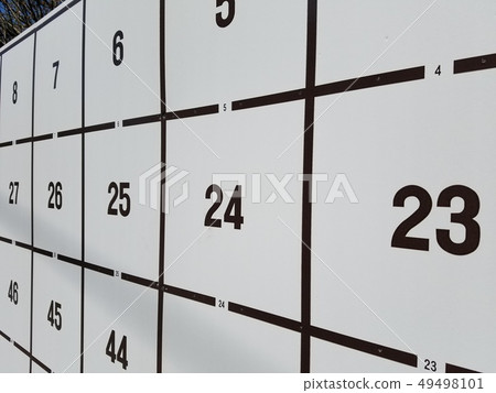 選舉海報公告牌（在它之前的空白）東京練馬區 49498101