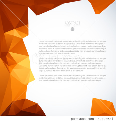 Red triangle background banner brochure template Red triangle background banner brochure template 49498621