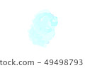 water color splash with light cyan 49498793