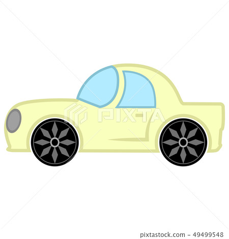 Isolated racing car Isolated racing car 49499548