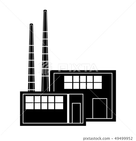 Coal power plant icon Coal power plant icon 49499952
