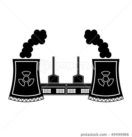 Nuclear power plant icon Nuclear power plant icon 49499966