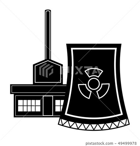 Nuclear power plant icon Nuclear power plant icon 49499978