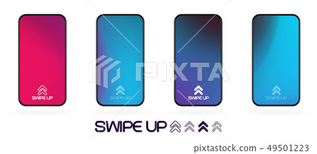 swipe up template with abstract backdrop vector swipe up template with abstract backdrop vector 49501223