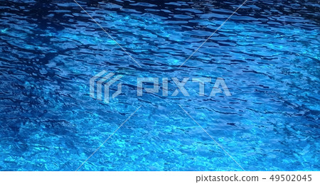 The water surface of the swimming pool turquoise The water surface of the swimming pool turquoise 49502045