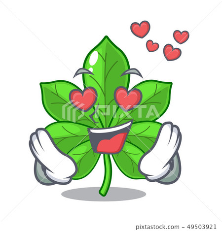 In love horse chestnuts in the mascot stem 49503921