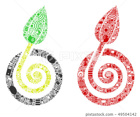 Seed Sprout Mosaic Icons for BigData Seed Sprout Mosaic Icons for BigData 49504142