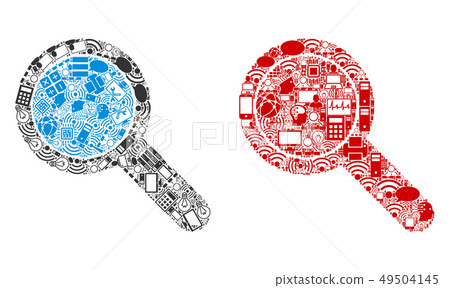 Search Tool Composition Icons for BigData Search Tool Composition Icons for BigData 49504145