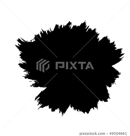 Abstract hand drawn ink dry brush banner. Vector illustration. Abstract hand drawn ink dry brush banner. Vector illustration. 49504661