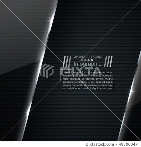 Business paper template - origami background. 49506047