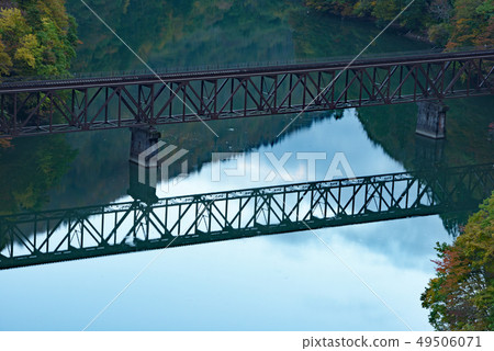 Railroad Trip Tadami Line Third Tadami River Bridge 49506071