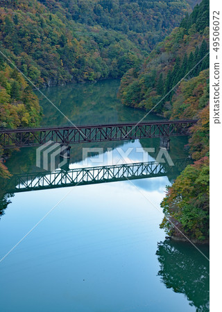 Railroad Trip Tadami Line Third Tadami River Bridge Railroad Trip Tadami Line Third Tadami River Bridge 49506072