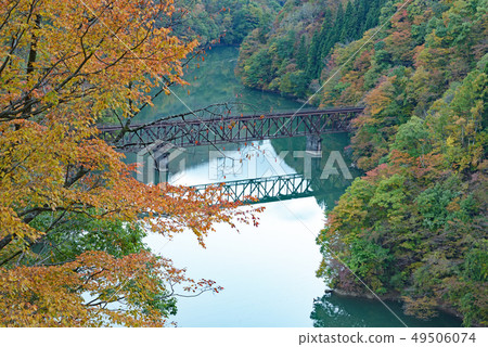 Railroad Trip Tadami Line Third Tadami River Bridge Railroad Trip Tadami Line Third Tadami River Bridge 49506074
