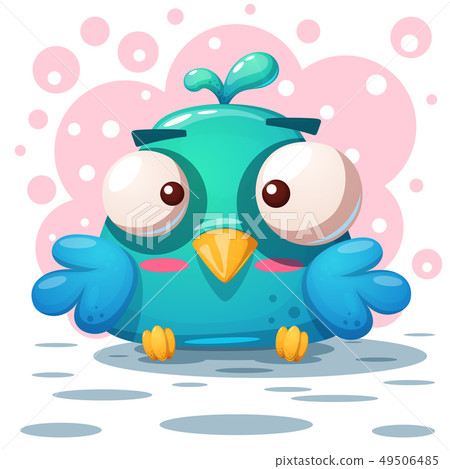 Cute bird illustration. Cartoon characters. Cute bird illustration. Cartoon characters. 49506485