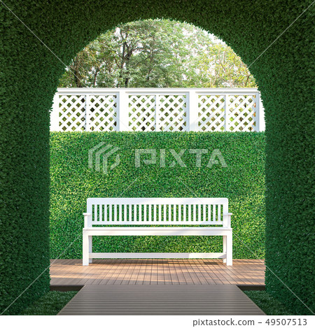 Ivy tunnel 3d render 49507513