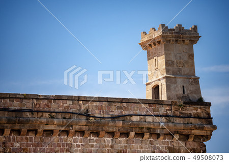 Montjuic Castle - Barcelona hill - Catalonia Spain 49508073