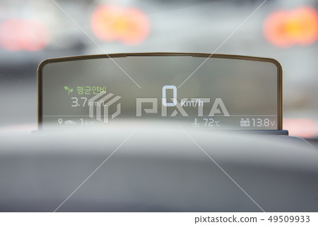 HUD, head-up screen, head-up display, car 49509933