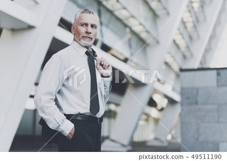 Businessman is Holding a Jacket Businessman is Holding a Jacket 49511190