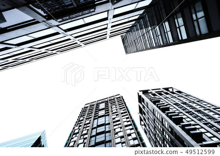 modern buildings in any financial district 49512599